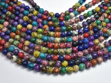Sesame Jasper-Multi Color 8mm Round Beads, 15 Inch-BeadBeyond