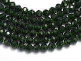 Green Goldstone 3.2mm Micro Faceted Round-BeadBeyond
