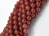 Carnelian Beads, Round, 8mm-Gems: Round & Faceted-BeadBeyond