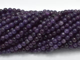 Lepidolite Beads, 4mm Round Beads-Gems: Round & Faceted-BeadBeyond