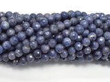 Blue Sapphire Beads, 5mm (5.3mm) Faceted Round, 18 Inch-Gems: Round & Faceted-BeadBeyond