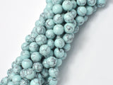 Turquoise Howlite-Light Blue, 10mm Round Beads-Gems: Round & Faceted-BeadBeyond
