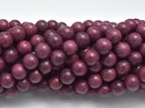 Purple Sandalwood Beads, 8mm Round Beads-Wood-BeadBeyond
