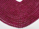 Jade Beads-Ruby, 6mm (6.4mm) Round Beads-Gems: Round & Faceted-BeadBeyond