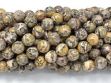 Leopard Skin Jasper Beads, Round, 9mm-Gems: Round & Faceted-BeadBeyond
