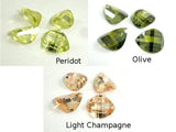 CZ beads,10x12mm Faceted Wedged Drop-Cubic Zirconia-BeadBeyond