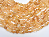 Citrine Beads, Approx. 6x8mm Nugget Beads-BeadBeyond
