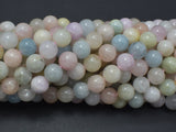 Beryl Beads, Morganite, Aquamarine, Heliodor, 8mm-Gems: Round & Faceted-BeadBeyond