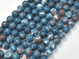 Rain Flower Stone, Gray, 8mm Round Beads-Gems: Round & Faceted-BeadBeyond