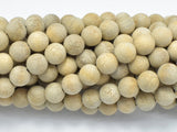 Matte Silkwood Beads, 8mm Round Beads-Wood-BeadBeyond