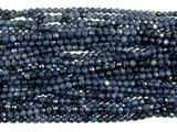 Blue Sapphire Beads, 3mm(3.5mm) Faceted Round, 15.5 Inch-Agate: Round & Faceted-BeadBeyond