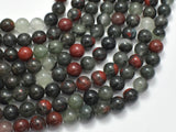 African Bloodstone, 8mm Round Beads-BeadBeyond