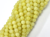 Lemon Jade, 6mm Round beads-BeadBeyond