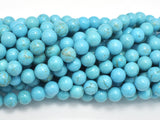 Turquoise Howlite - Blue, 8mm, Round-BeadBeyond