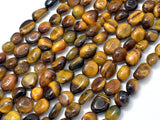 Tiger Eye, 6x8mm Nugget Beads, 15.5 Inch-Gems: Nugget,Chips,Drop-BeadBeyond