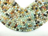 Amazonite, 10mm ( 10.5 mm) Faceted Round-Gems: Round & Faceted-BeadBeyond