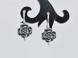 2pcs 925 Sterling Silver Earwire-Antique Silver, Earring Hook, Fishhook-Metal Findings & Charms-BeadBeyond