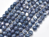 Rain Flower Stone Beads, Gray, 8mm Round Beads-BeadBeyond