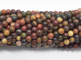 Picasso Jasper, 4mm Round beads-Gems: Round & Faceted-BeadBeyond