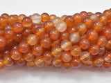 Carnelian Beads, Orange, 8mm, Round Beads-Gems: Round & Faceted-BeadBeyond