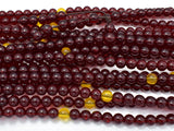 Blood Amber Resin, 8mm(5.8mm) Round Beads, 33 Inch, Approx 108 beads-Gems: Round & Faceted-BeadBeyond