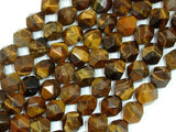 Tiger Eye Beads, 10mm Star Cut Faceted Round-Gems: Round & Faceted-BeadBeyond