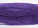Amethyst Beads, 4mm (4.4mm), Round-BeadBeyond