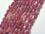 Pink Tourmaline Beads, Approx 6x8mm Nugget Beads-Gems: Nugget,Chips,Drop-BeadBeyond
