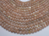 Mixed Moonstone Sunstone-Gray, Peach, 8mm Round-Gems: Round & Faceted-BeadBeyond