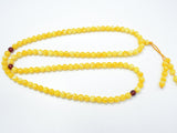 Amber Resin-Yellow, 6mm Round Beads, 23 Inch, Approx 108 beads-Gems: Round & Faceted-BeadBeyond