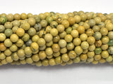 Green Muscovite 4mm Round Beads, 15 Inch-BeadBeyond
