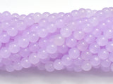 Jade - Lavender, 6mm (6.3mm) Round-Gems: Round & Faceted-BeadBeyond