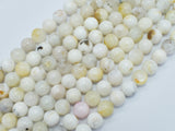 White Rainbow Moonstone 8mm Round-BeadBeyond