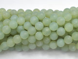 Matte New Jade Beads, 8mm (8.7mm) Round-Gems: Round & Faceted-BeadBeyond