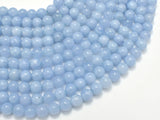 Malaysia Jade - Aquamarine, 6mm (6.5mm) Round-BeadBeyond