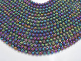 Lava-Rainbow Plated, 6mm (6.6mm) Round-Gems: Round & Faceted-BeadBeyond