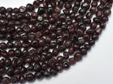 Red Garnet Beads, 6x7mm, Pebble Nugget Beads-BeadBeyond