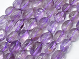 Amethyst, Light Purple, 8x12mm Nugget Beads, 15.5 Inch-Gems: Nugget,Chips,Drop-BeadBeyond