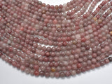 Purple Berry Quartz Beads, 6mm (6.5mm)-Gems: Round & Faceted-BeadBeyond