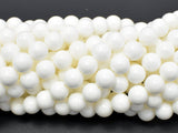 Tridacna Shell, 8mm Round Beads-Gems: Round & Faceted-BeadBeyond