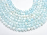 Dominican Larimar, Genuine Larimar, 8mm (8.5mm) Round Beads, 15.5 Inch-BeadBeyond