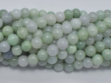 Burma Jade Beads, 8mm Round-Gems: Round & Faceted-BeadBeyond