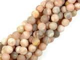 Matte Sunstone Beads, 8mm Round Beads-Gems: Round & Faceted-BeadBeyond