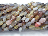 Botswana Agate, 6x8mm Nugget Beads, 15.5 Inch-Gems: Nugget,Chips,Drop-BeadBeyond