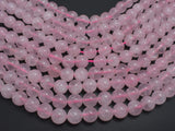 Rose Quartz Beads, Round, 12 mm-Gems: Round & Faceted-BeadBeyond