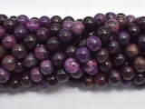 Sugilite Jasper, 8mm Round Beads, 15 Inch-BeadBeyond