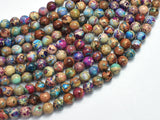 Impression Jasper-Red & Purple 6mm Round-BeadBeyond