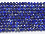 Natural Lapis Lazuli, 3.6mm Micro Faceted-Gems: Round & Faceted-BeadBeyond