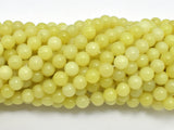 Lemon Jade, 6mm Round beads-BeadBeyond