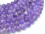 Amethyst, 10mm (10.2mm) Round Beads, 15.5 Inch, Full strand-Gems: Round & Faceted-BeadBeyond